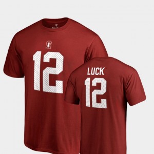 Men's Stanford Cardinal College Legends Scarlet Andrew Luck #12 Name & Number T-Shirt 123892-139
