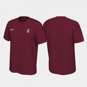 Men's Stanford Cardinal Left Chest Logo Cardinal Legend T-Shirt 335213-372