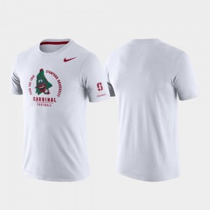 Men's Stanford Cardinal Rivalry White Tri-Blend Performance T-Shirt 972096-804
