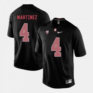Men's Stanford Cardinal College Football Black Blake Martinez #4 Jersey 469598-620