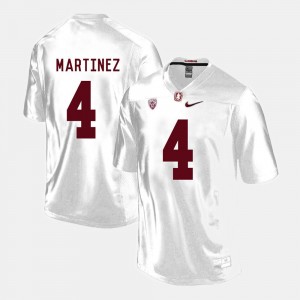 Men's Stanford Cardinal College Football White Blake Martinez #4 Jersey 825332-329