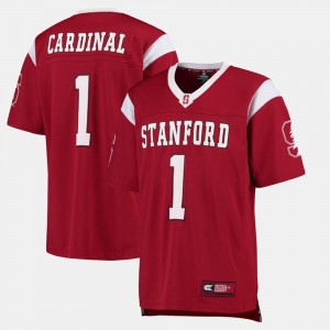 Men's Stanford Cardinal College Football Cardinal #1 Jersey 621431-780