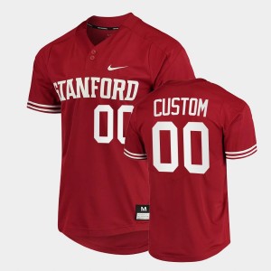 Men's Stanford Cardinal College Baseball Cardinal Custom #00 2022 PAC-12 Conference Tournament Champs Baseball Jersey 529882-185