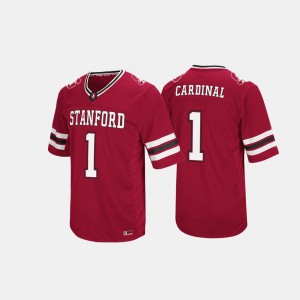 Men's Stanford Cardinal Hail Mary II Cardinal #1 Jersey 318134-996