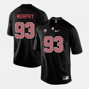 Men's Stanford Cardinal College Football Black Trent Murphy #93 Jersey 682022-626
