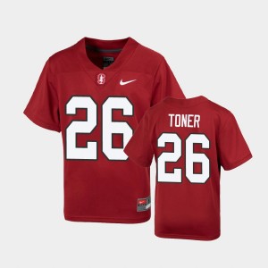 Youth Stanford Cardinal Untouchable Cardinal Jet Toner #26 Football Jersey 979311-252